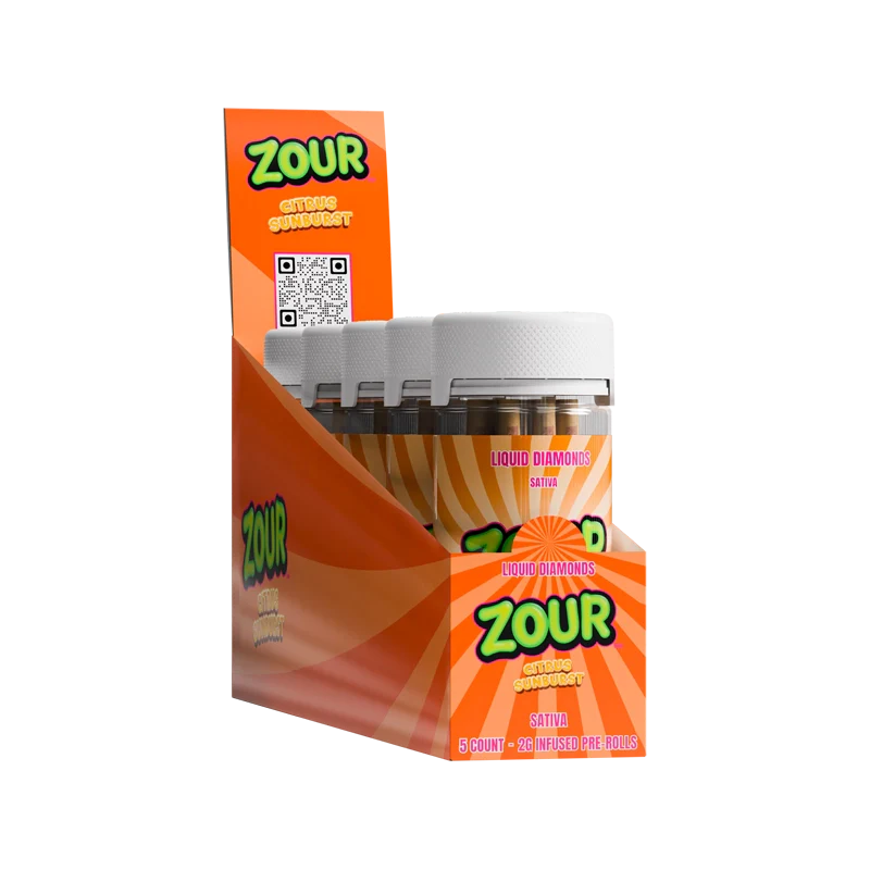 10CT ZOUR STASH CITRUS SUNBURST 2G PREROLLS
