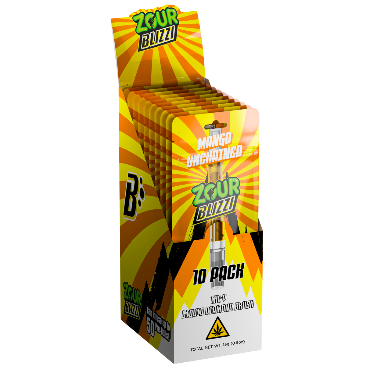 Zour Blizzi - Mango Unchained - 1.5g Brush