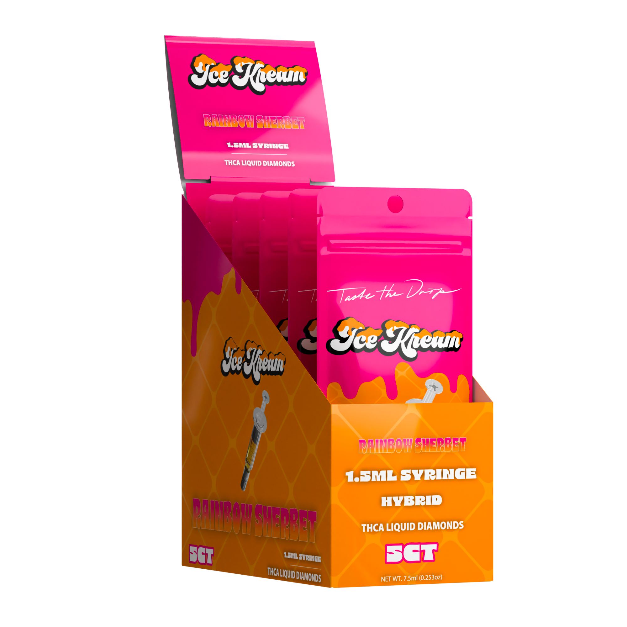 Ice Kream – Rainbow Sherbet THCA Syringe (1ML)