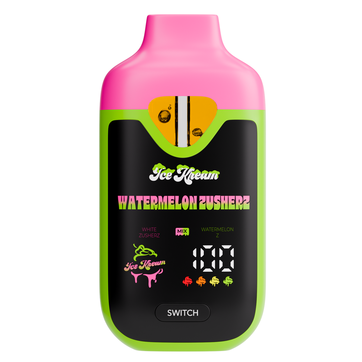 Ice Kream Watermelon Zlusherz 3.5ML THCA Trio Device