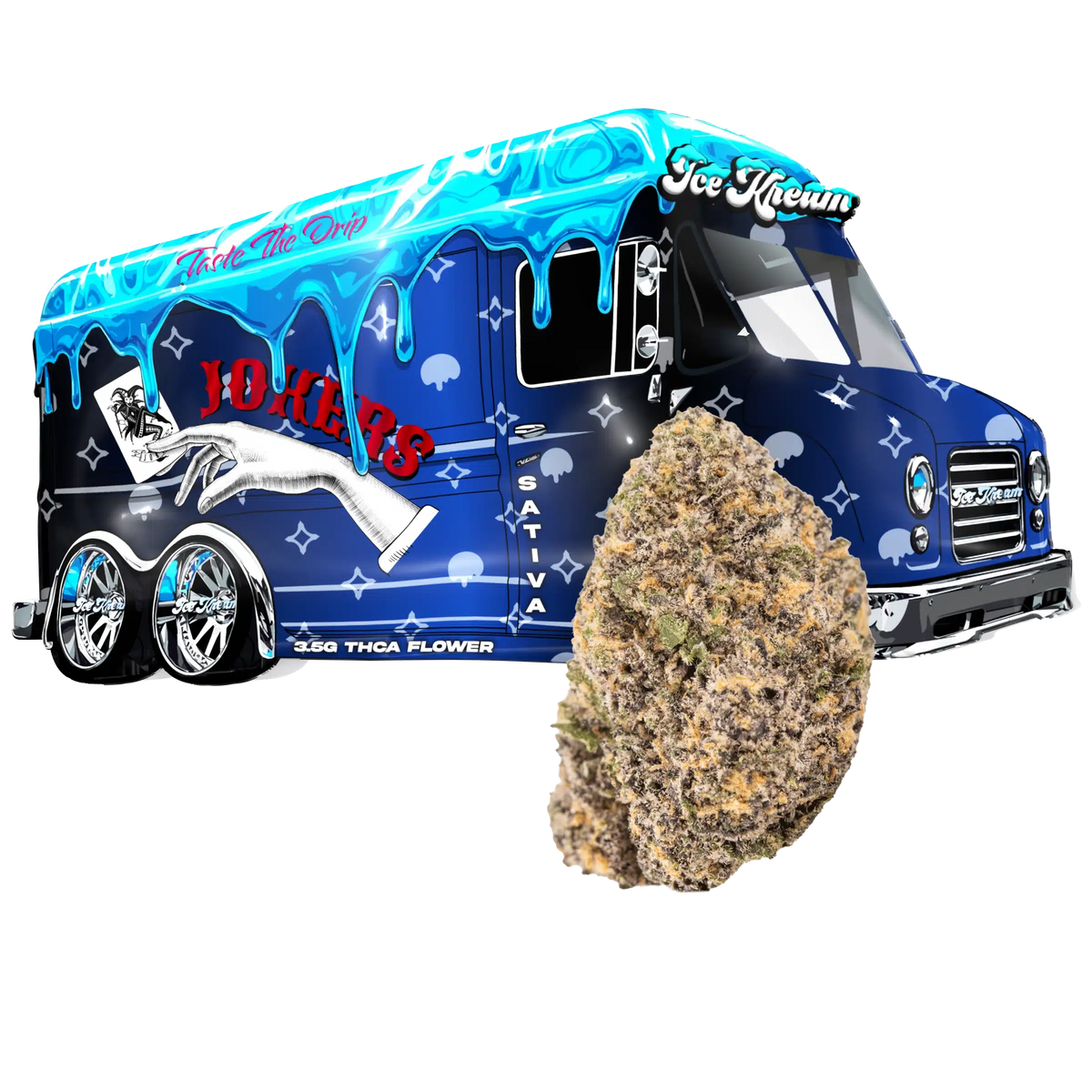 Ice Kream's Jokers THCa Flower 3.5g Mylar Bag