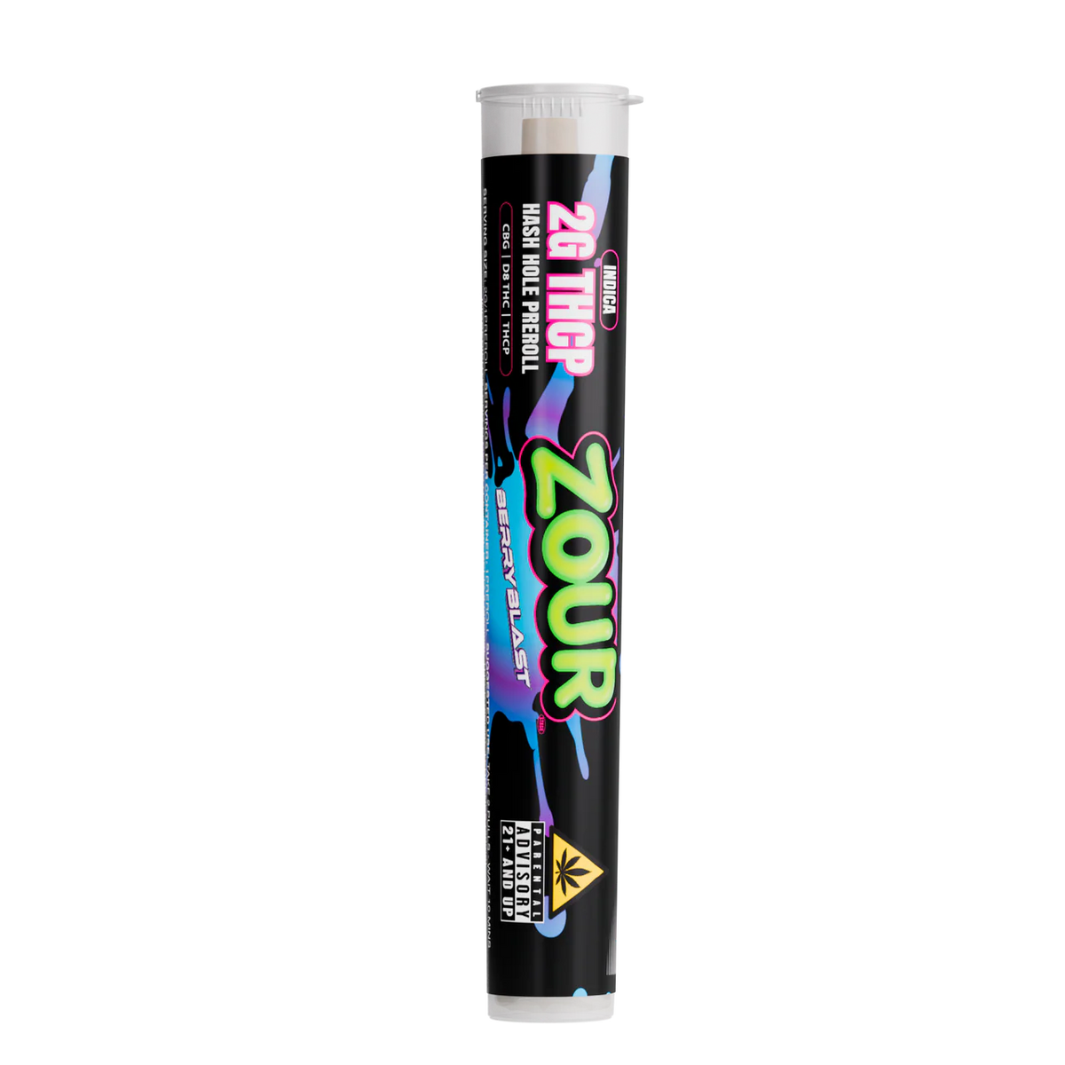 Zour Stash Berry Blast THCP Hash Hole Tube