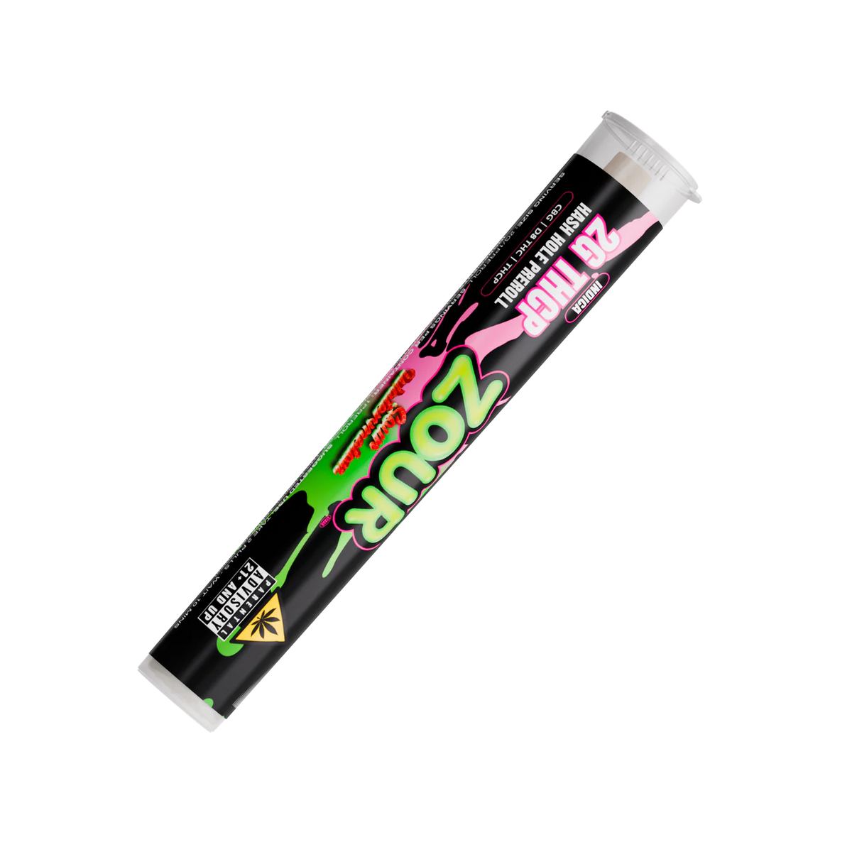 Zour Stash Sour Watermelon THCP Hash Hole Sideways tube
