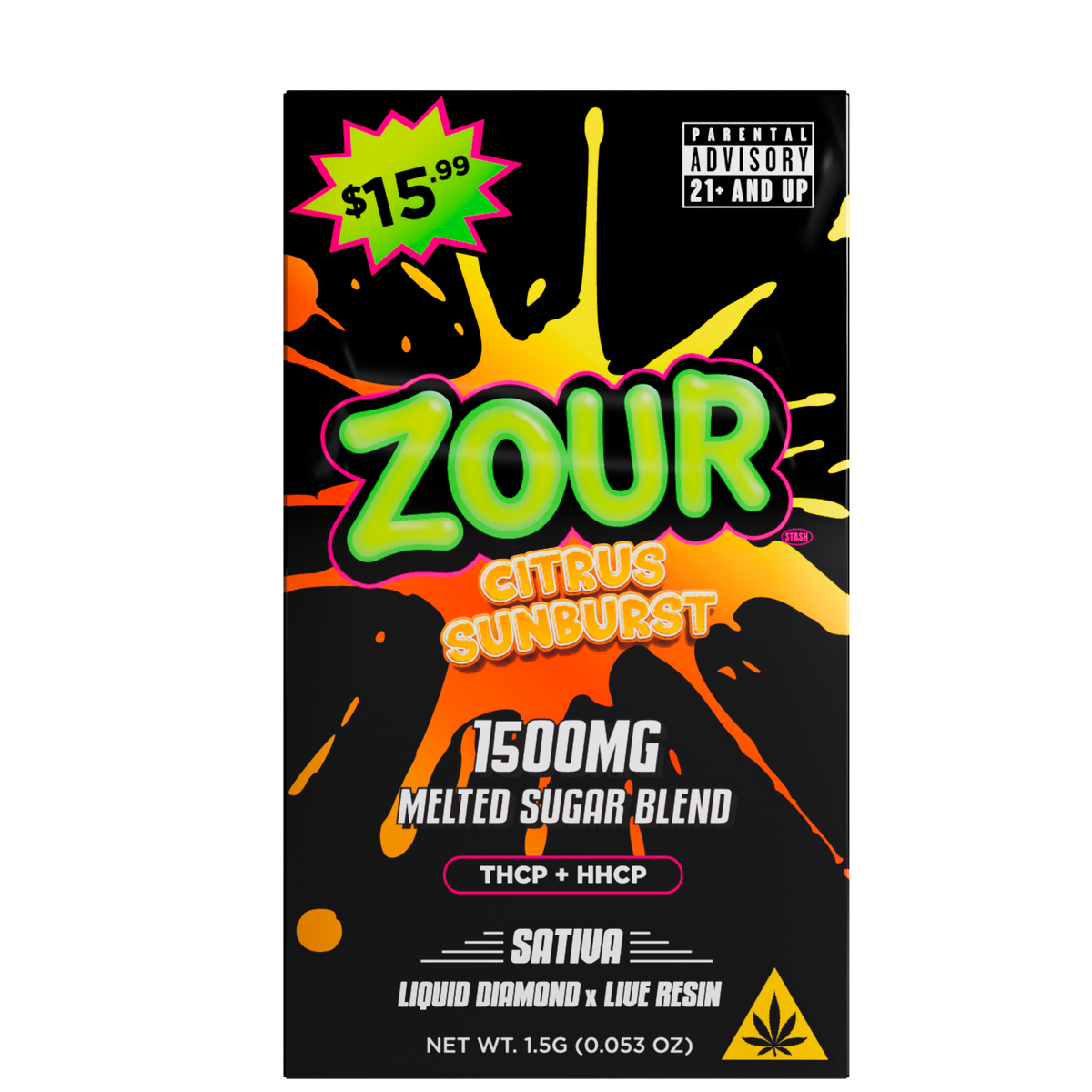 Zour Stash Citrus Sunburst 1.5ml THCP Vape
