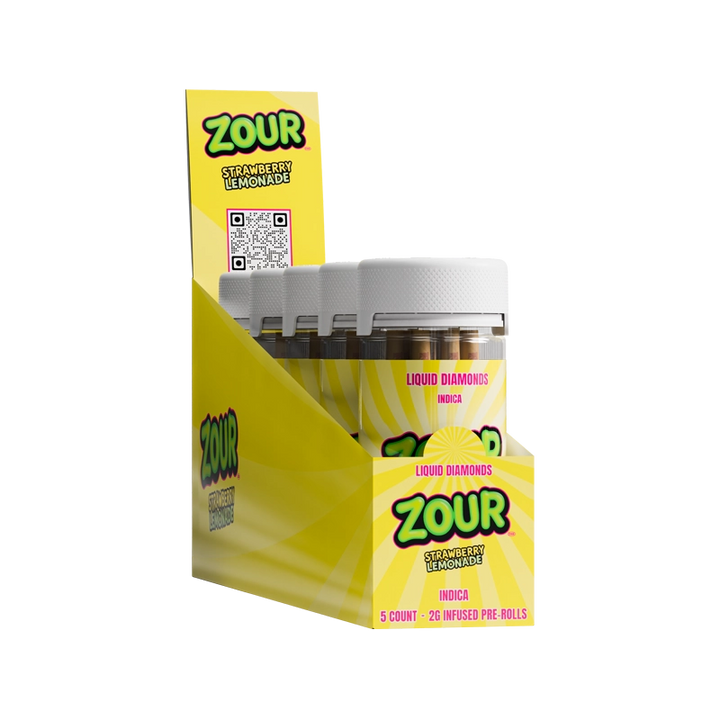 10CT ZOUR STASH STRAWBERRY LEMONADE 2G PREROLLS