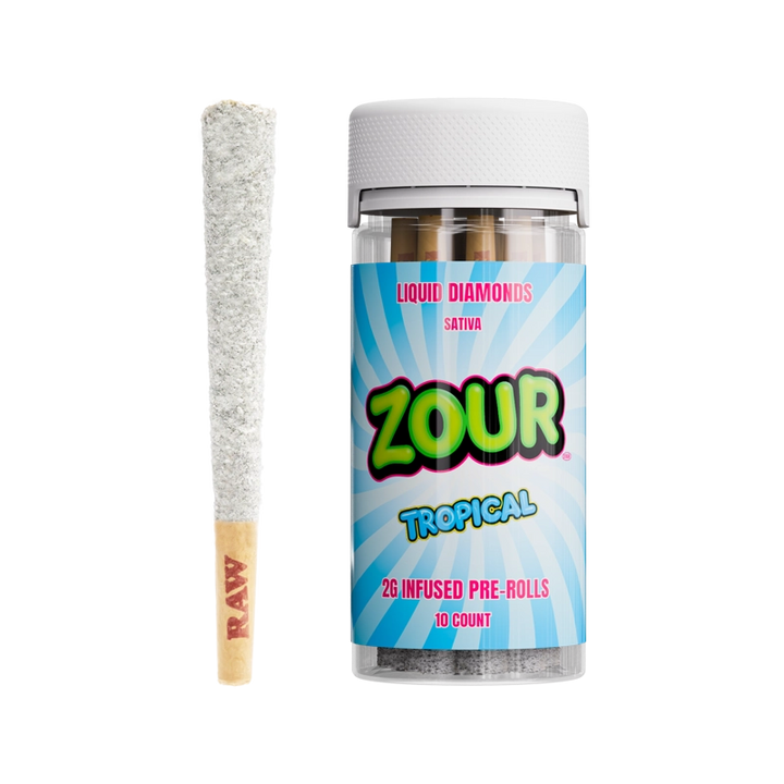 10CT ZOUR STASH TROPICAL 2G PREROLLS