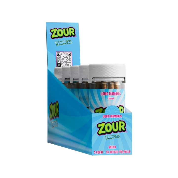 10CT ZOUR STASH TROPICAL 2G PREROLLS