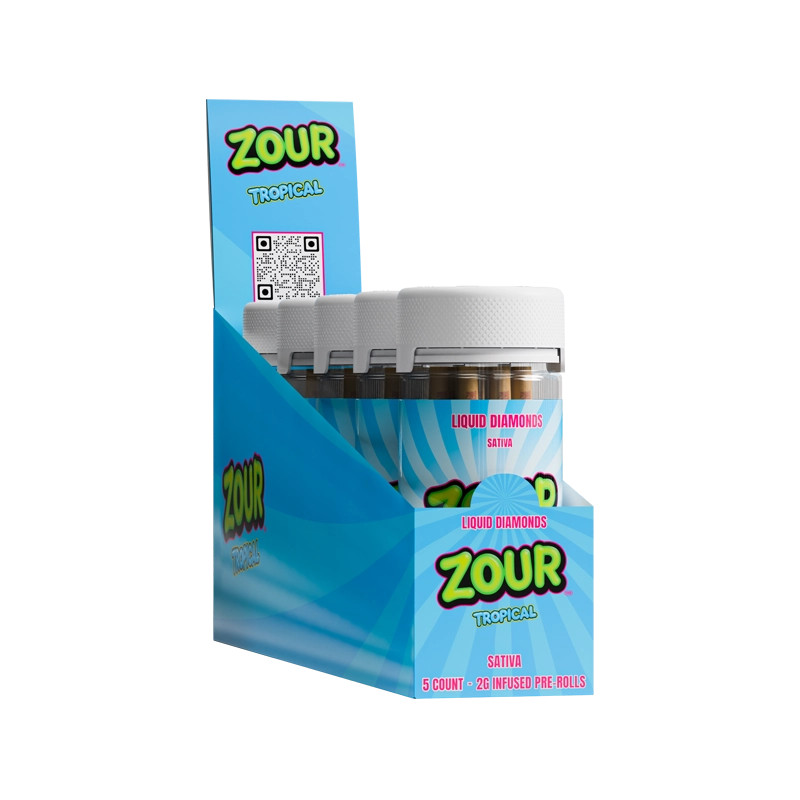 10CT ZOUR STASH TROPICAL 2G PREROLLS