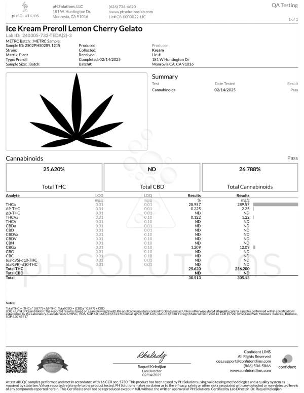 LEMON CHERRY GELATO 1.5G PRE-ROLL