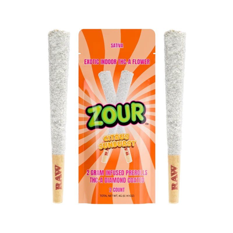 2CT CITRUS SUNBURST COATED PREROLLS