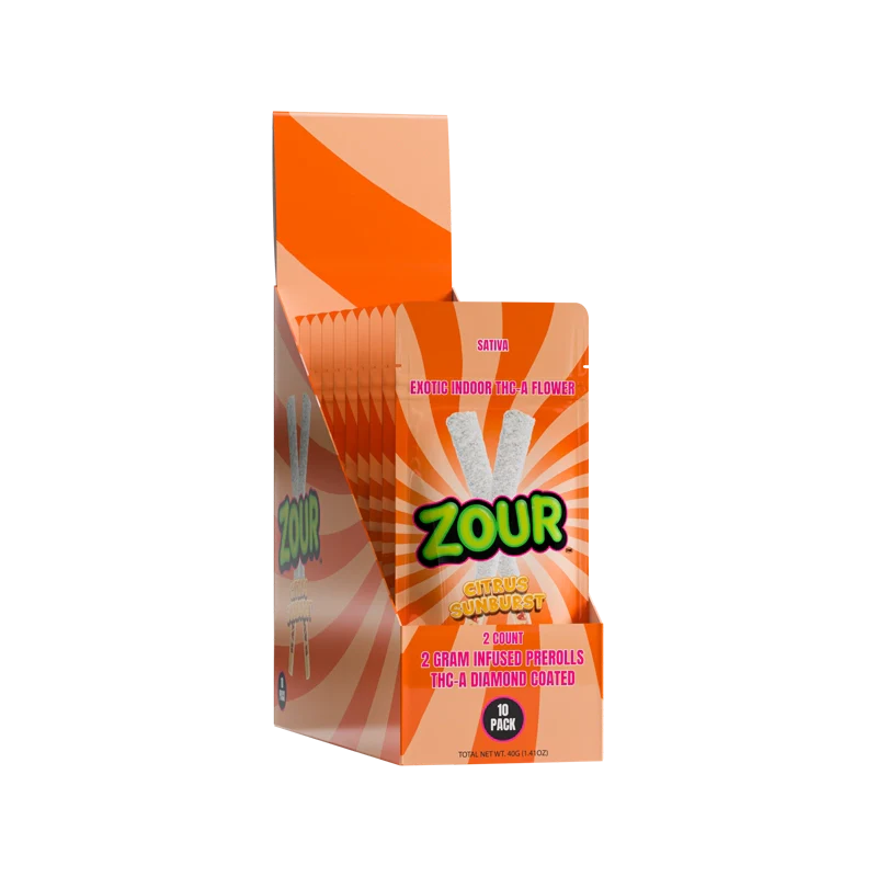 2CT CITRUS SUNBURST COATED PREROLLS