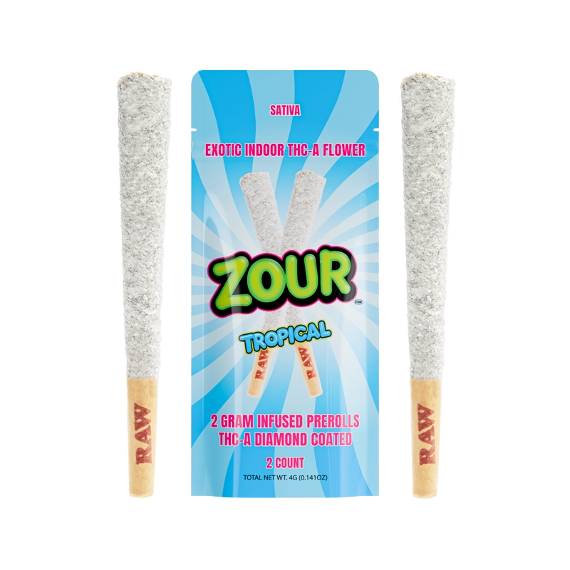 2CT TROPICAL COATED PREROLLS