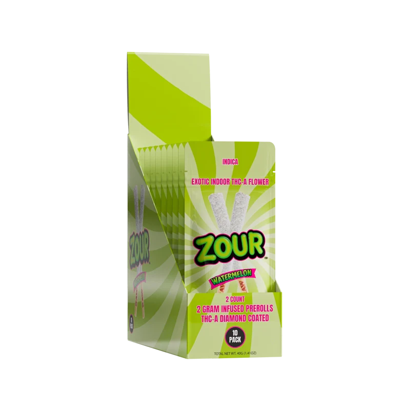 2CT WATERMELON COATED PREROLLS