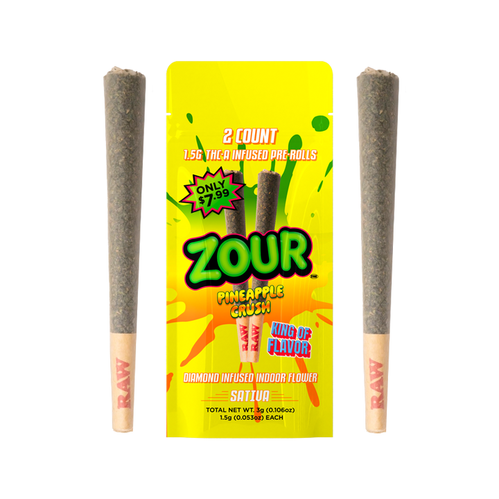 PINEAPPLE CRUSH 2-PACK PREROLLS