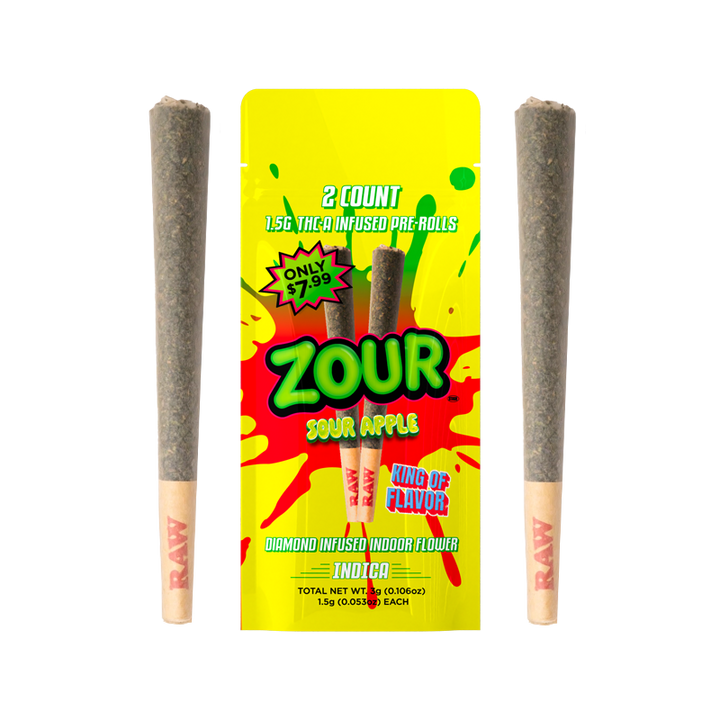 SOUR APPLE 2-PACK PREROLLS