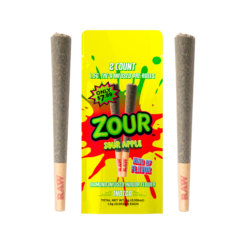SOUR APPLE 2-PACK PREROLLS