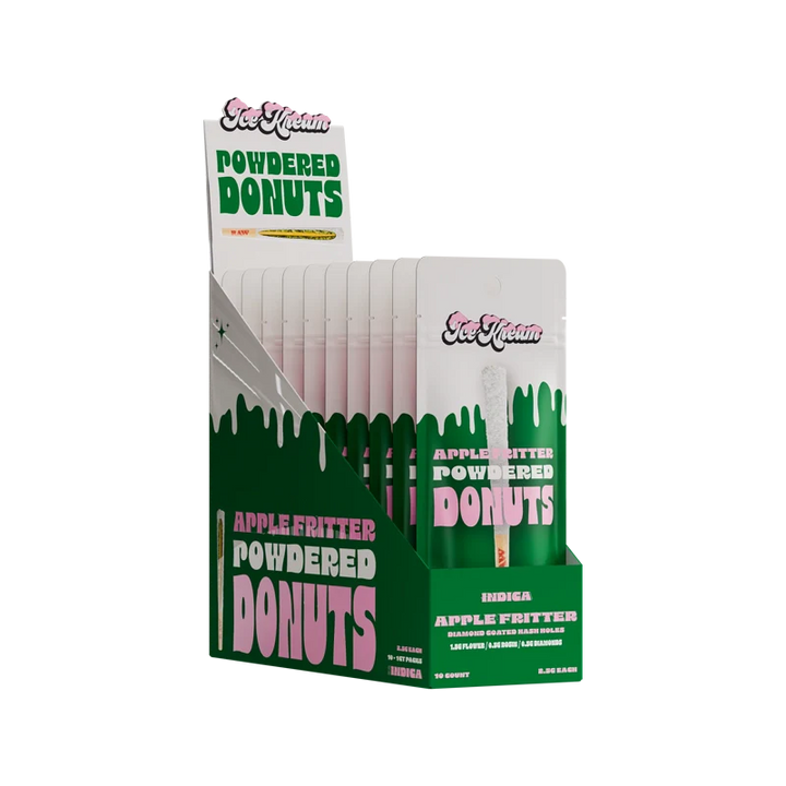 POWDERED DONUT APPLE FRITTER