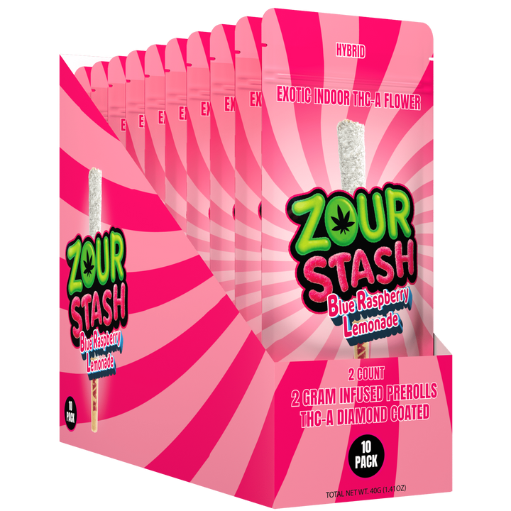 2CT BLUE RASPBERRY LEMONADE COATED PREROLL