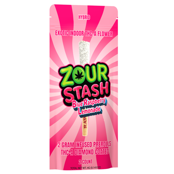 2CT BLUE RASPBERRY LEMONADE COATED PREROLL