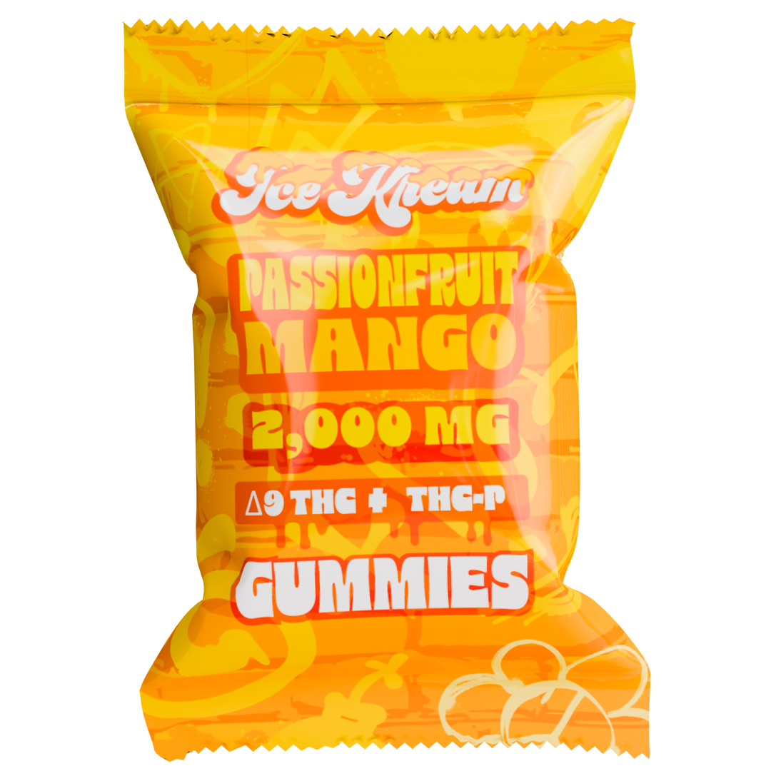 Ice Kream Passionfruit Mango Single 2000mg Gummy