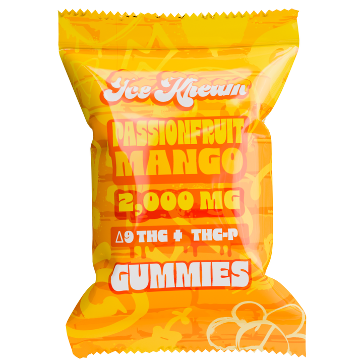 Ice Kream Passionfruit Mango Single 2000mg Gummy