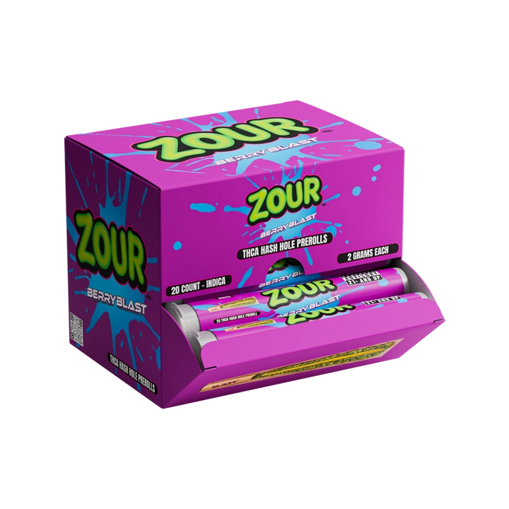 ZOUR STASH THCA BERRY BLAST HASH HOLES