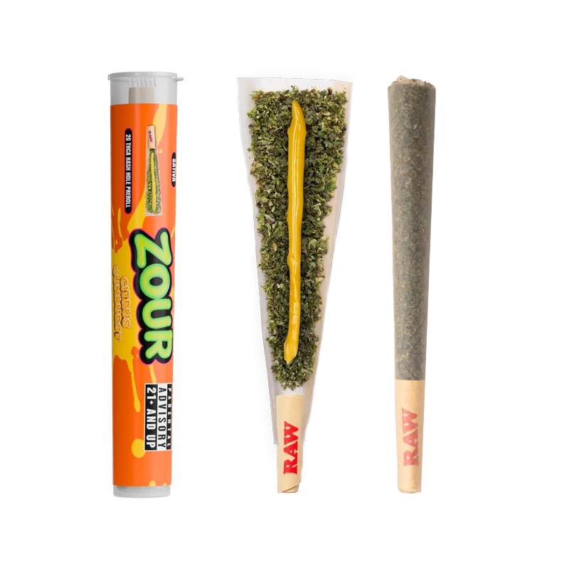 ZOUR STASH THCA CITRUS SUNBURST HASH HOLES