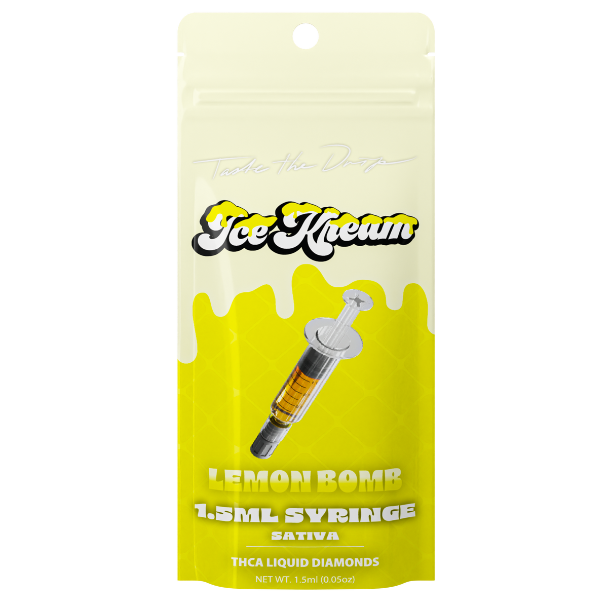 Ice Kream – Lemon Bomb THCA Syringe (1ML)