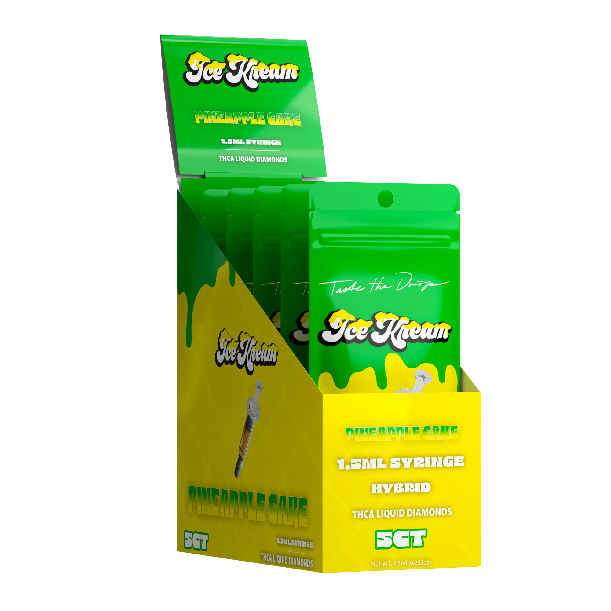 Ice Kream - Pineapple Cake THCA Syringe (1ML)