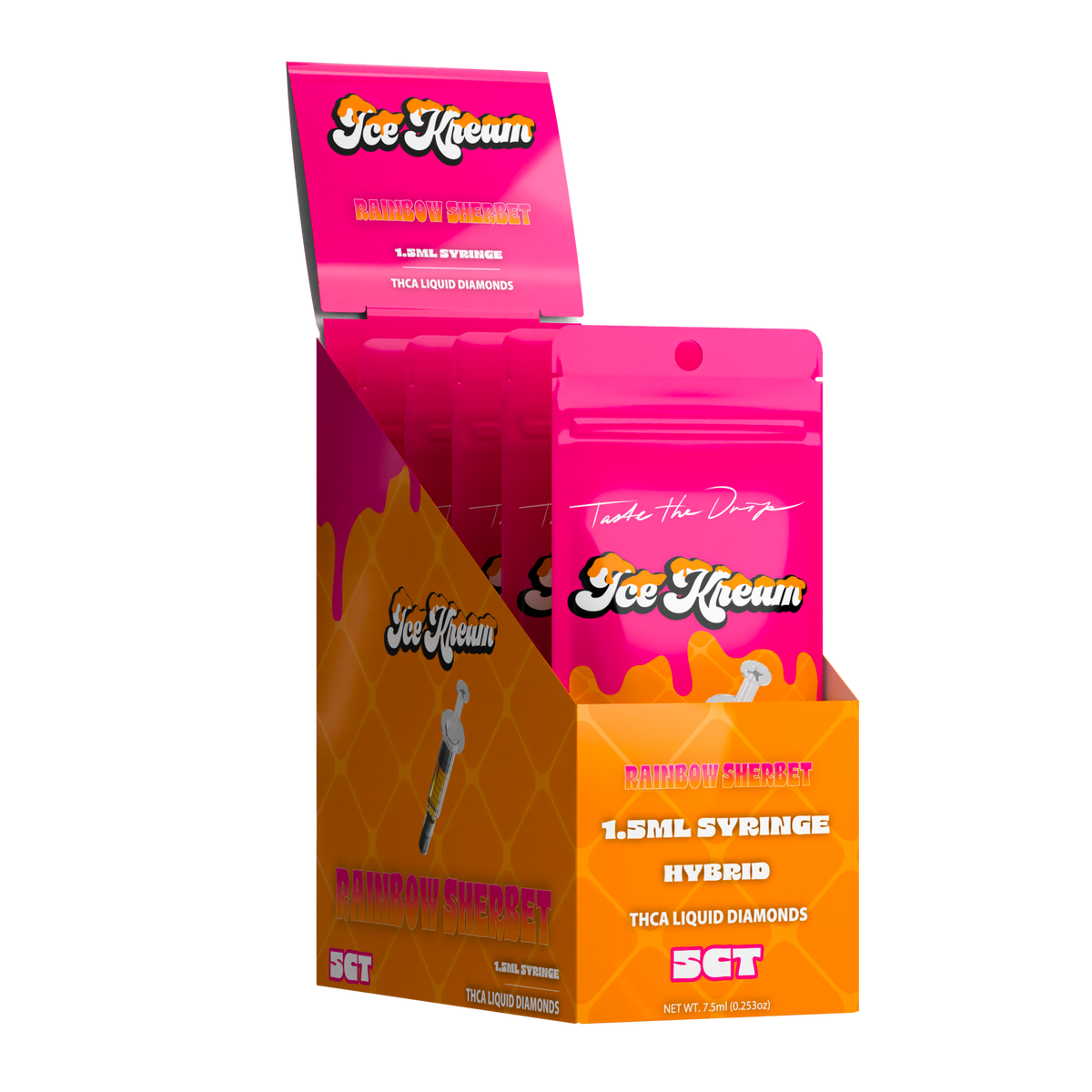 Ice Kream – Rainbow Sherbet THCA Syringe (1ML)