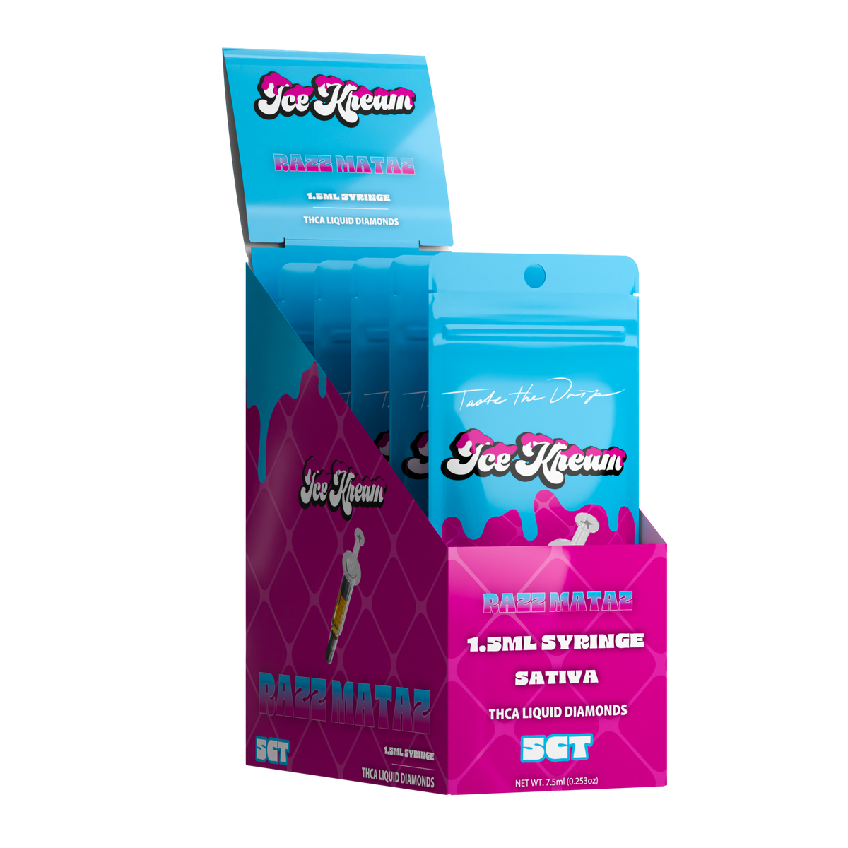 Ice Kream – Razz Mataz THCA Syringe (1ML)