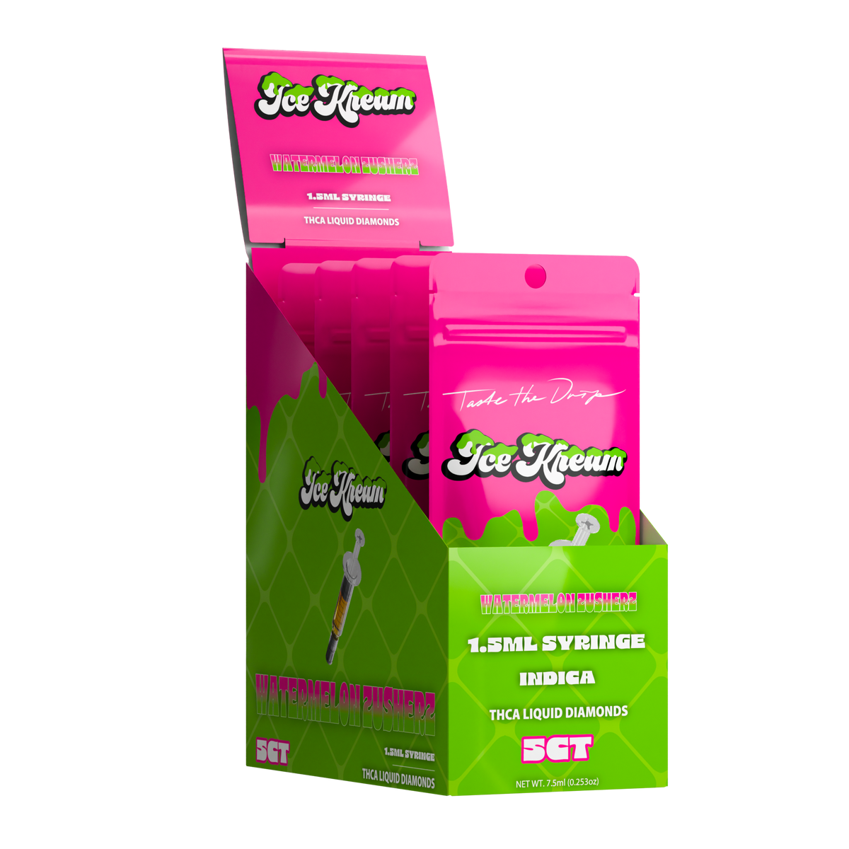 Ice Kream – Watermelon Zusherz THCA Syringe (1ML)