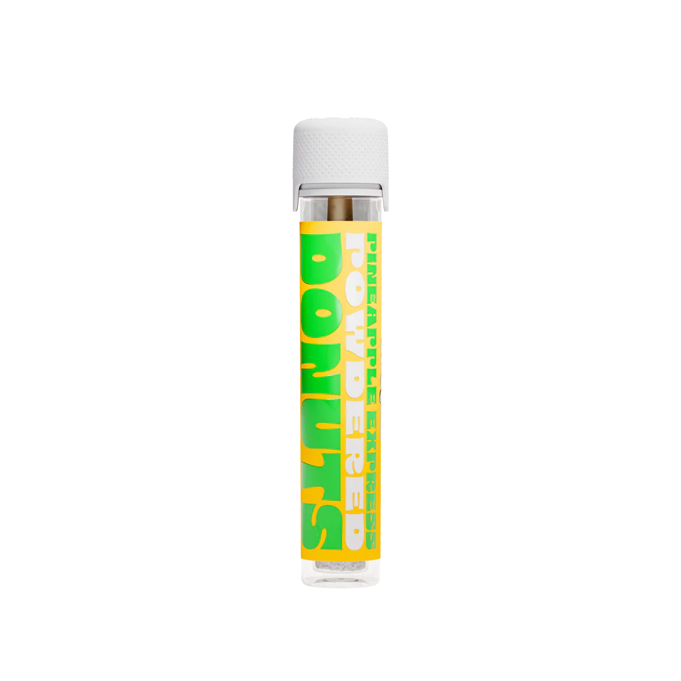 Ice Kream Pineapple Express Powdered Donut THCA Coated Pre-Roll Tube