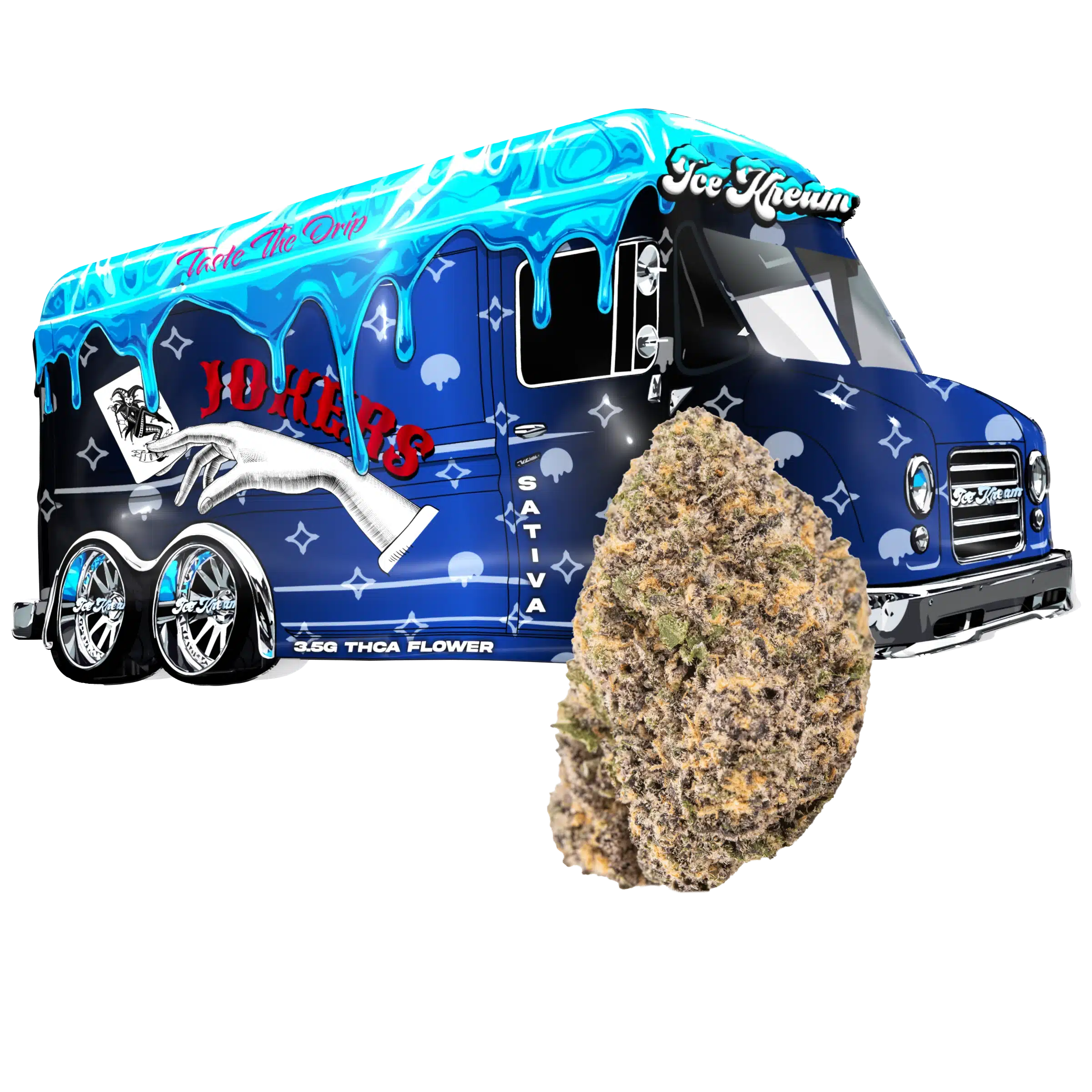 Ice Kream's Jokers THCa Flower 3.5g Mylar Bag