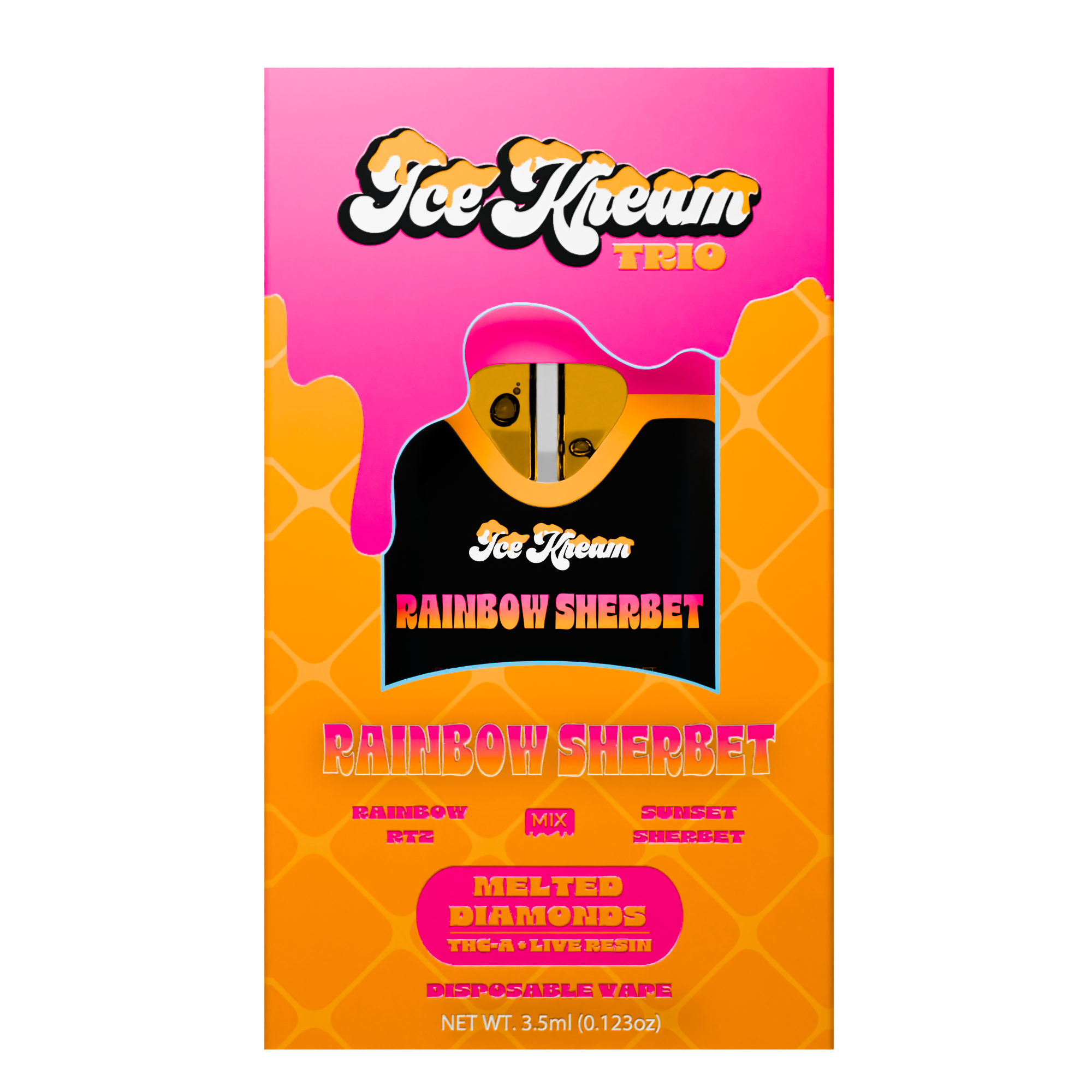 Ice Kream Rainbow Sherbet 3.5ML Trio Device