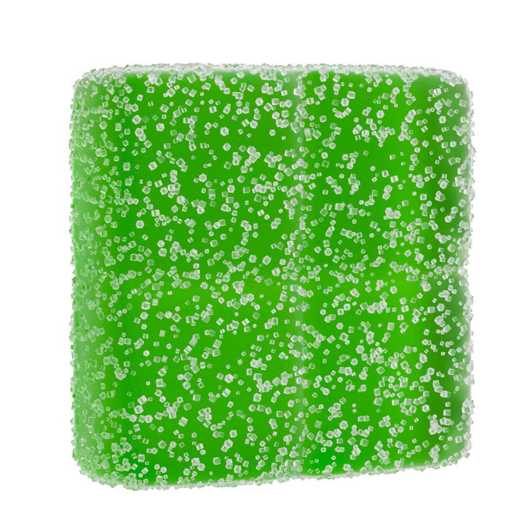 Ice Kream Sour Green Apple Single 2000mg Gummy
