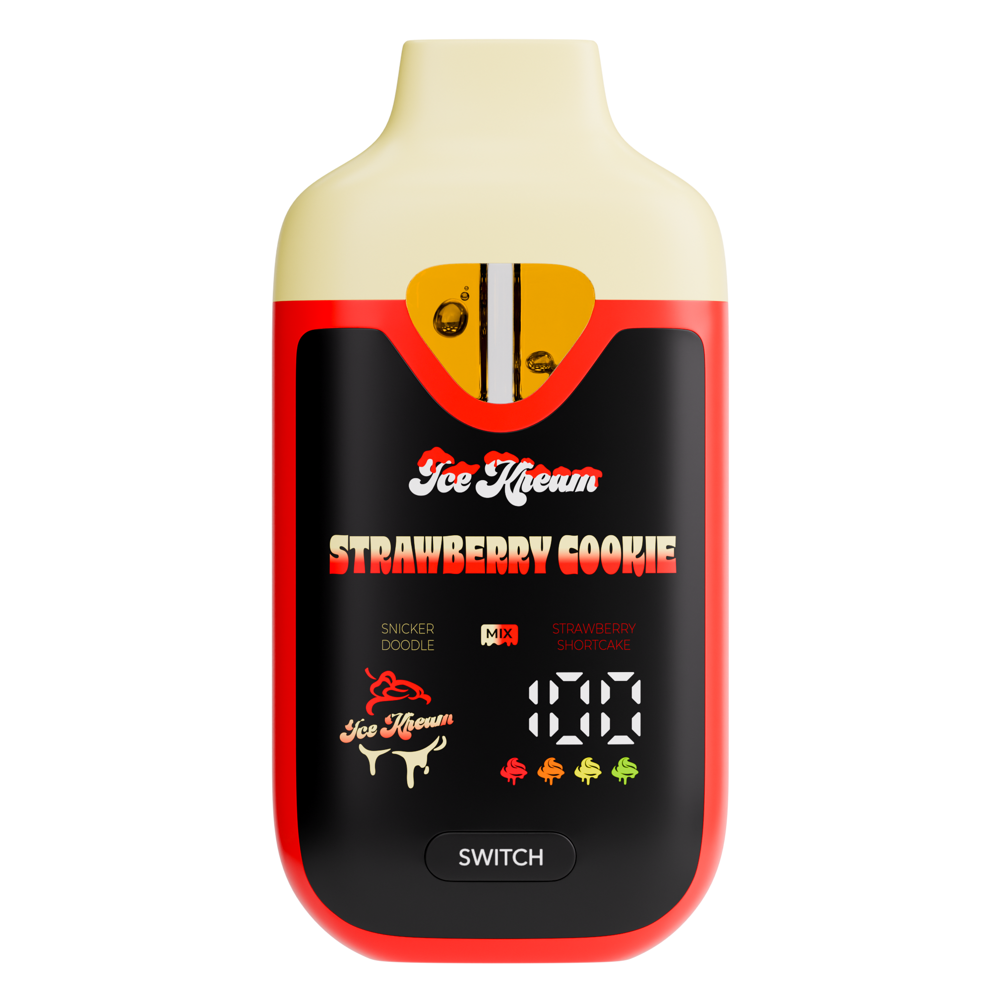 Ice Kream Strawberry Cookie 3.5ML Trio Device