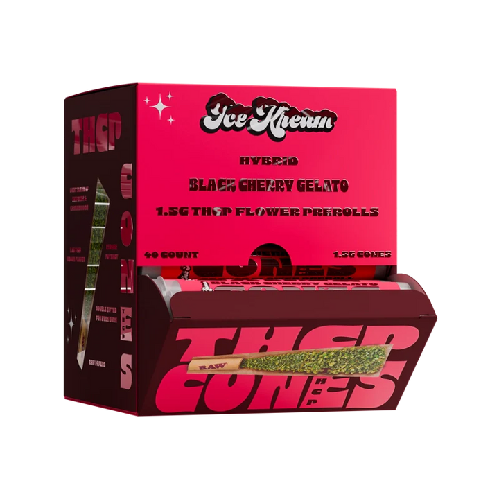 THCP BLACK CHERRY GELATO CONES