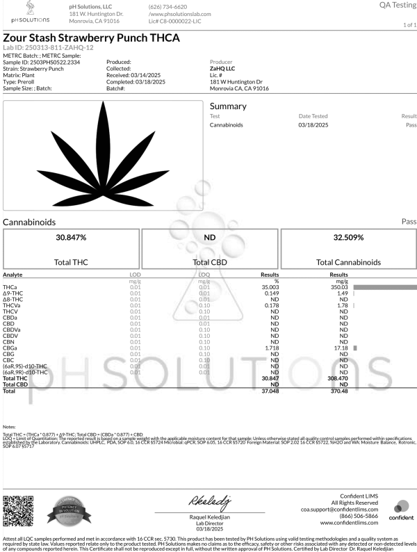 Zour Stash Strawberry Punch Hash Hole