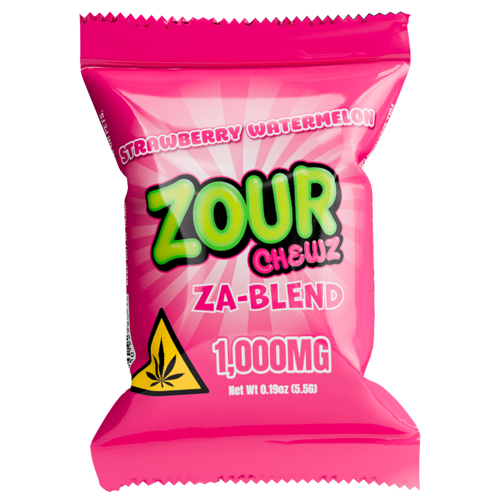 Zour Chewz Strawberry Watermelon 1000mg Edible