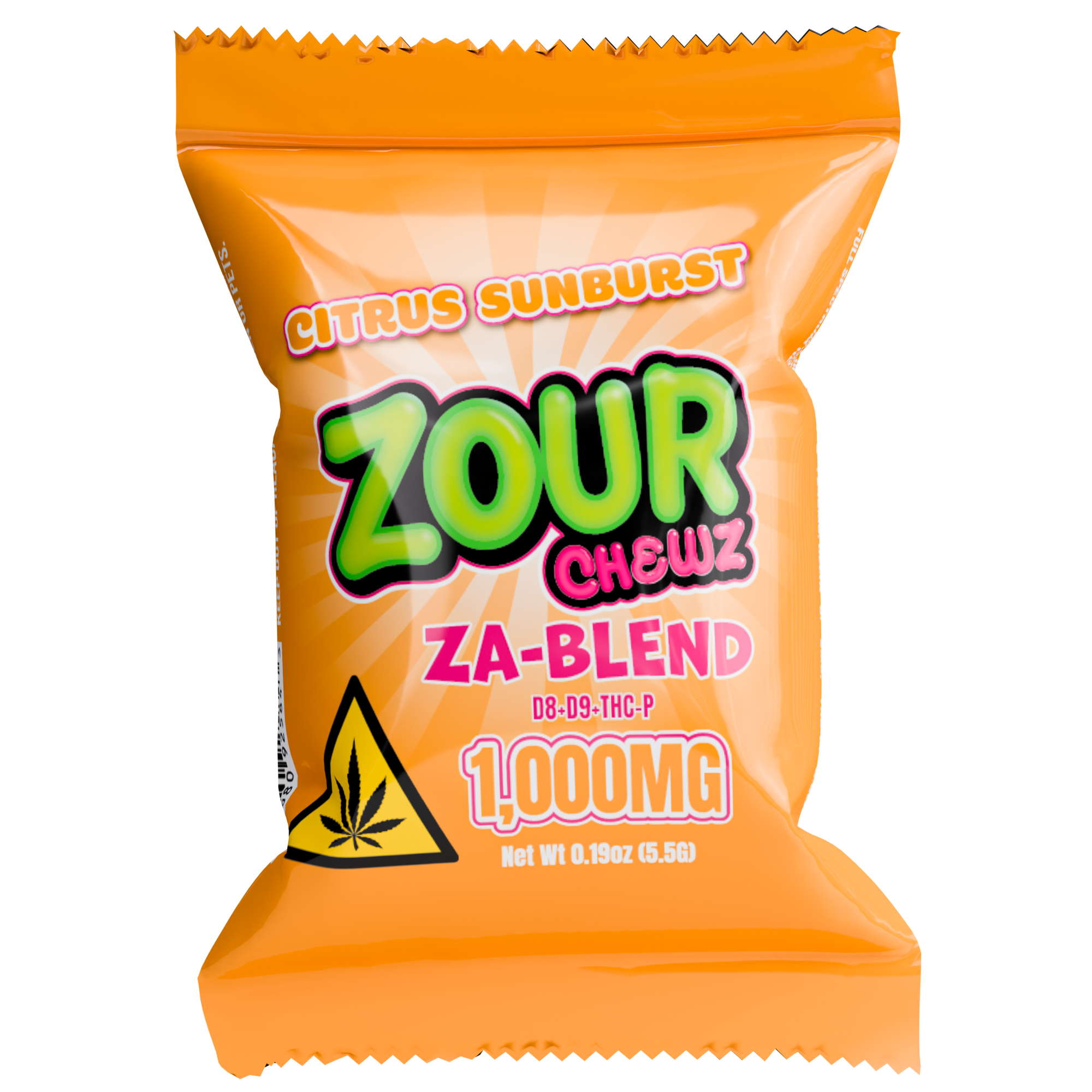 Zour Chewz Citrus Sunburst 1000mg Edible
