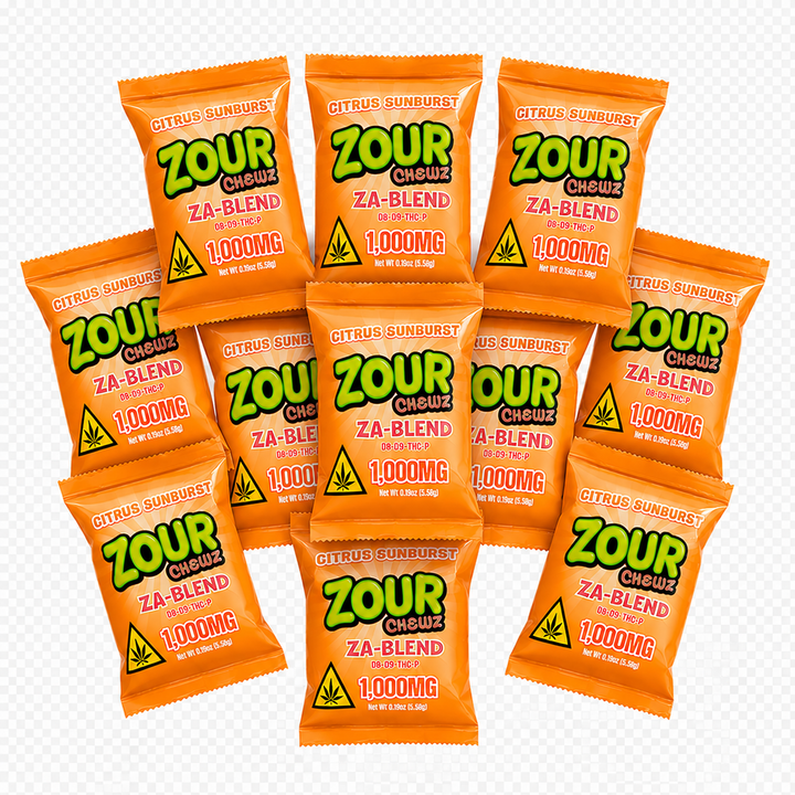 Zour Chewz Citrus Sunburst 1000mg Edible