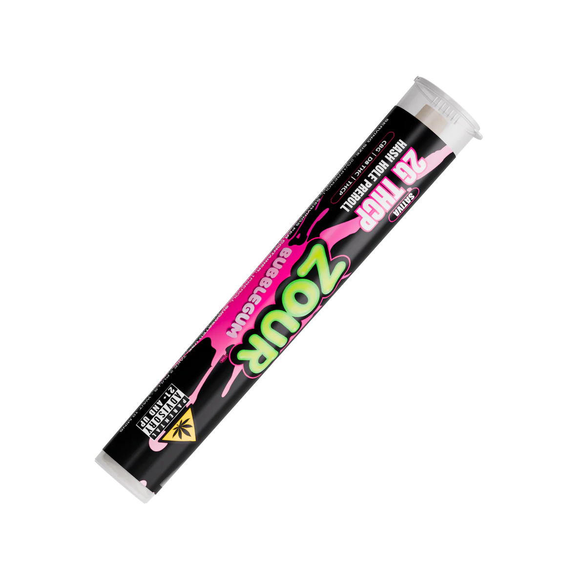 Zour Stash Bubblegum THCP Hash Hole Sideways tube